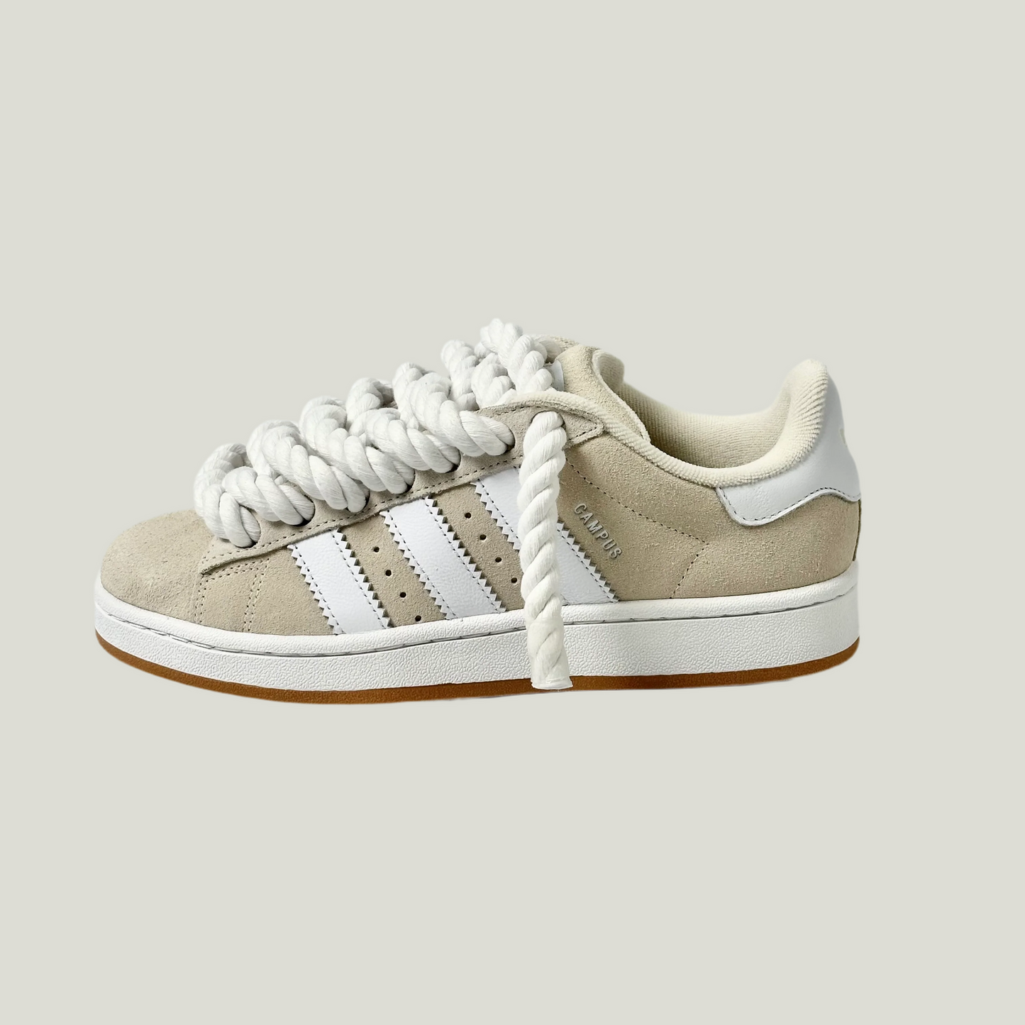 PEACH ADIDAS CAMPUS X ROPE LACES