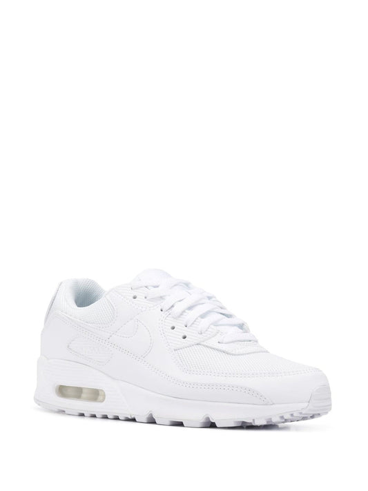 NIKE AIR MAX 90 "TRIPLE WHITE" SNEAKERS