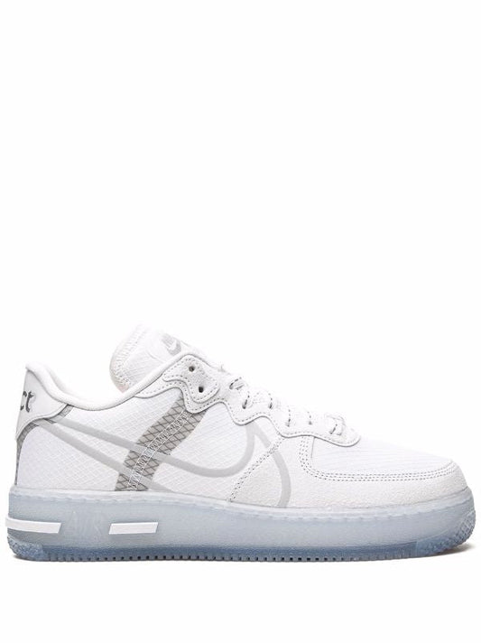 JORDAN AIR FORCE 1 REACT "WHITE ICE" SNEAKERS