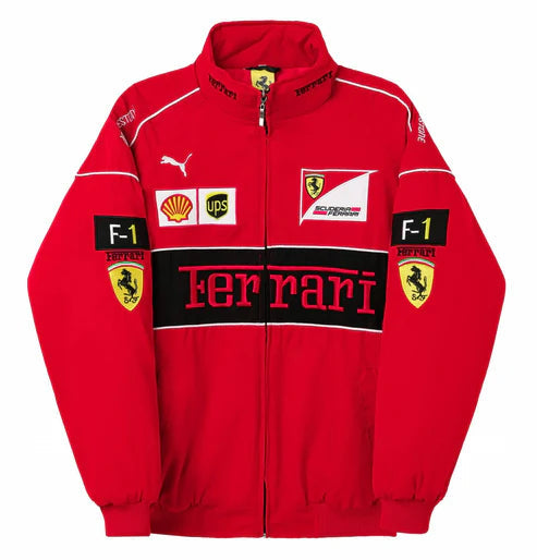 FERRARI F1 RACING JACKET - RED