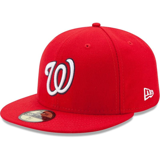 RED WASHINGTON NATIONALS FITTED