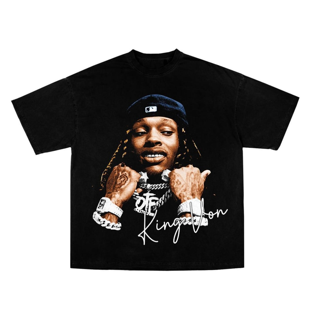 KING VON GRAPHIC TEE (PRE-ORDERS)