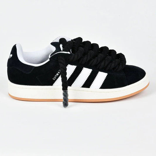 Adidas Originals Junior Campus 00S Black with rope laces  Sneaker 2