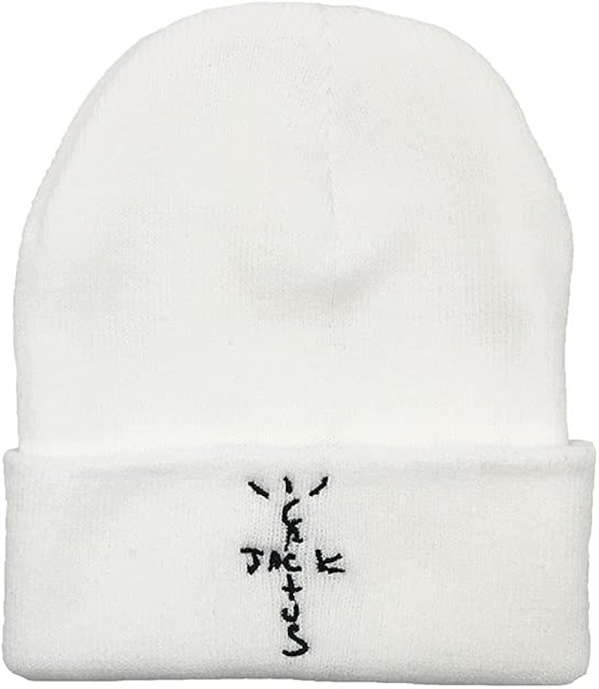 CACTUS JACK BEANIE WHITE 1