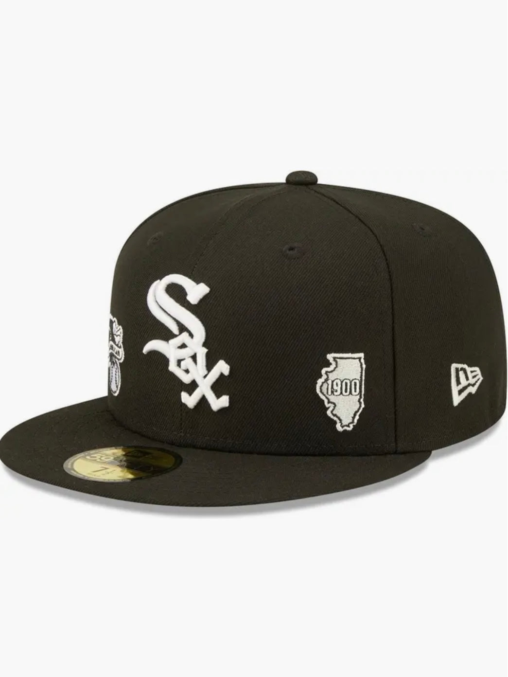 NEW ERA BLACK CHICAGO WHITE SOX IDENTITY 59FIFTY FITTED HAT 2