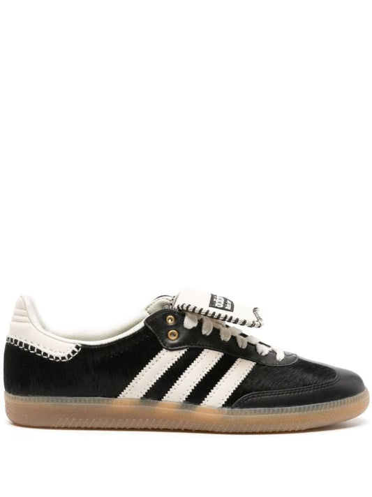 X WALES BONNER LEATHER SNEAKERS