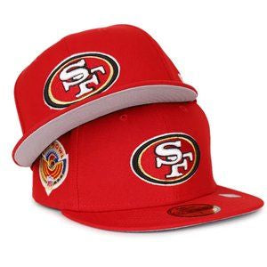 NEW ERA SAN FRANCISCO 49ERS 59FIFTY FITTED HAT PRO BOWL SIDE PATCH