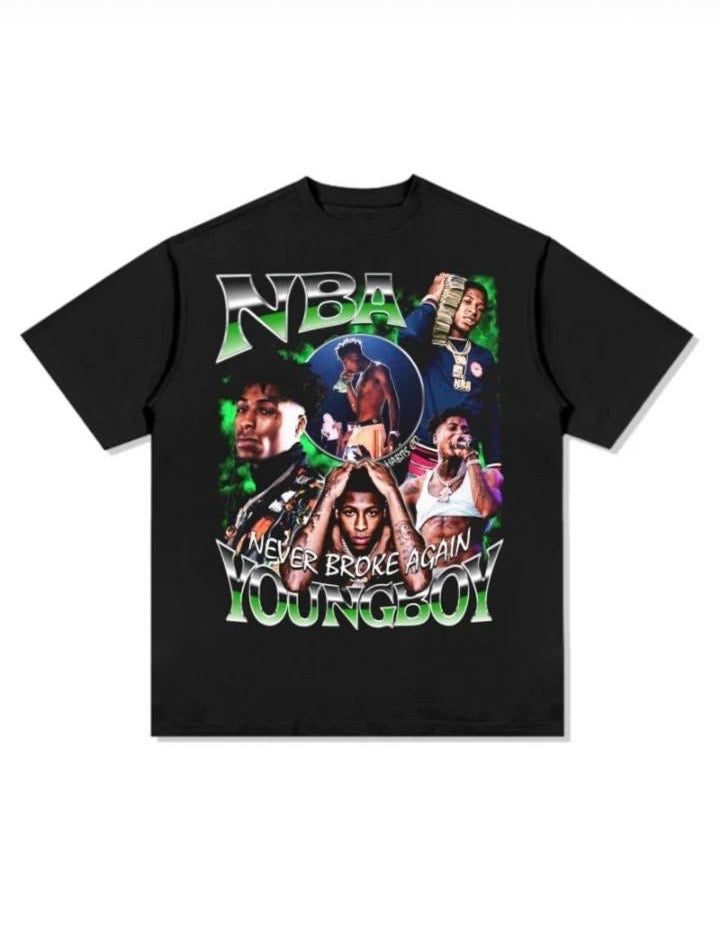 NBA YOUNG BOY GRAPHIC TEE