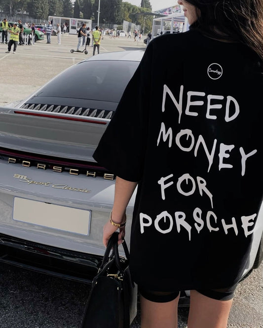 NEED MONEY FOR PORSCHE GRAPHIC TEE (PRE-ORDERS)