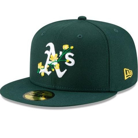 NEW ERA OAKLAND ATHLETICS SIDE PATCH BLOOM 59FIFTY FITTED HAT