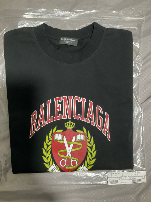 Balenciaga Logo Crest Print T-shirt