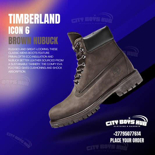 TIMBERLAND ICON 6 BROWN NUBUCK