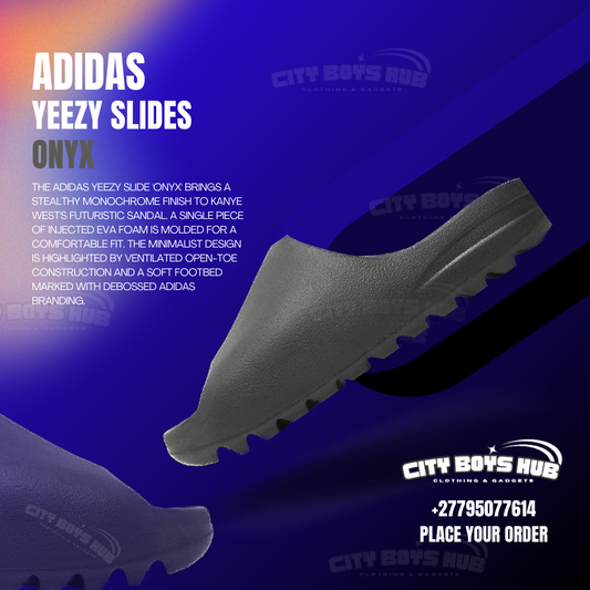 ADIDAS YEEZY SLIDES ONYX