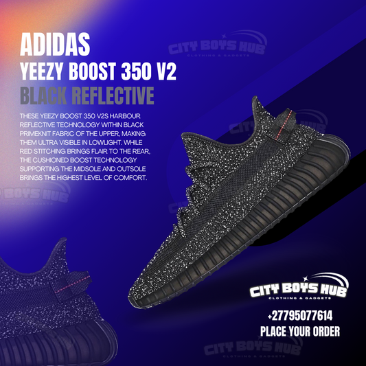 ADIDAS YEEZY BOOST 350 V2 BLACK REFLECTIVE