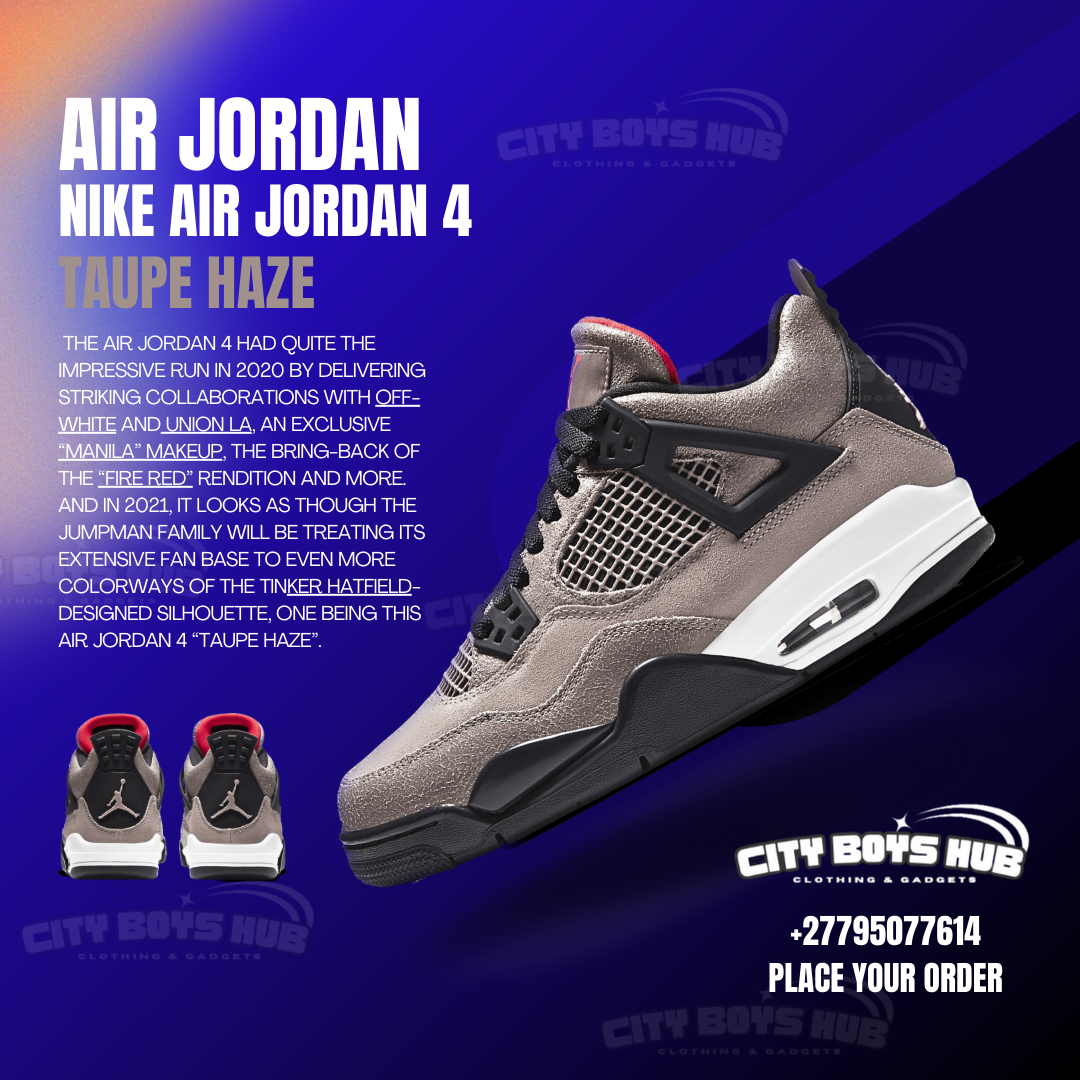 NIKE AIR JORDAN 4 TAUPE HAZE