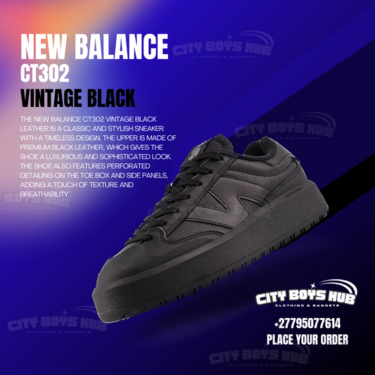 NEW BALANCE CT302 VINTAGE BLACK