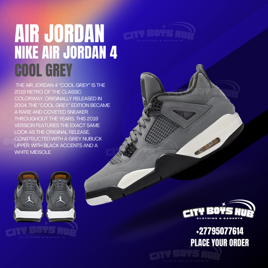 NIKE AIR JORDAN 4 COOL GREY