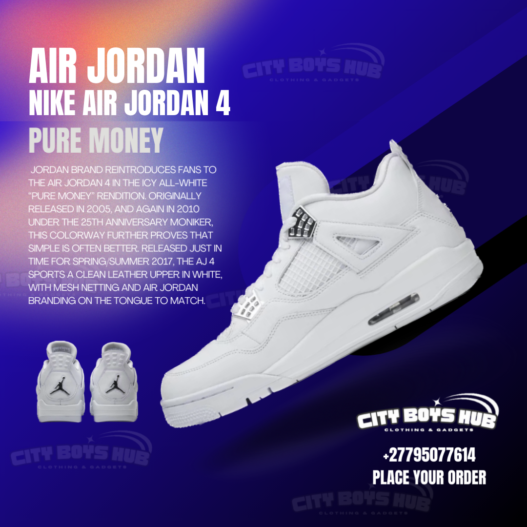 NIKE AIR JORDAN 4 PURE MONEY