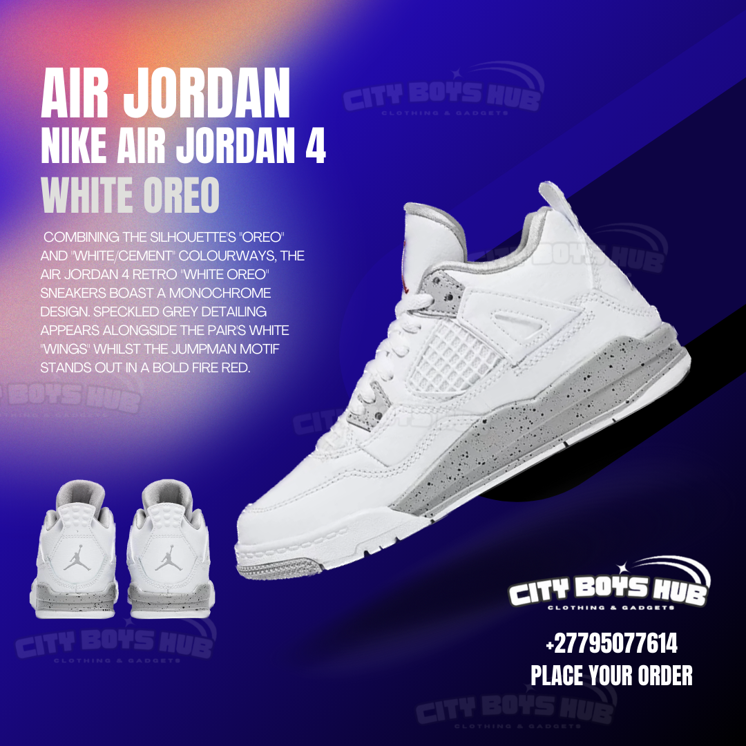 AIR JORDAN 4 WHITE OREO