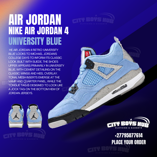 NIKE AIR JORDAN 4 UNIVERSITY BLUE